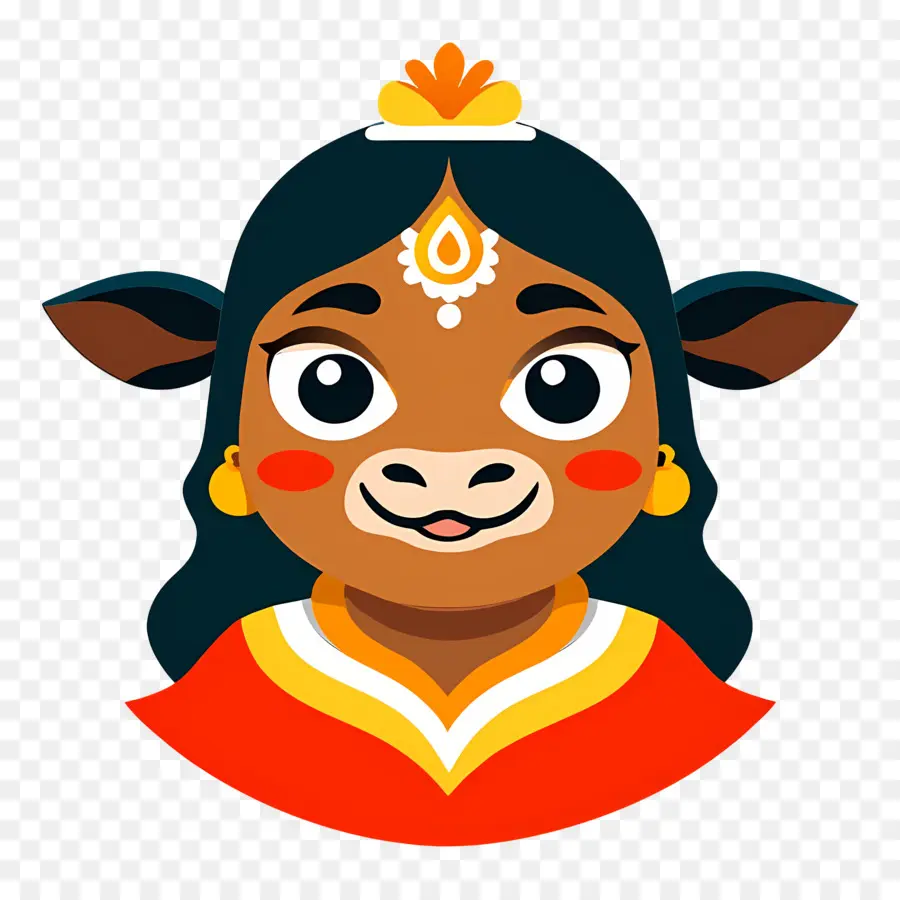 Sapi India，Karakter Kartun PNG