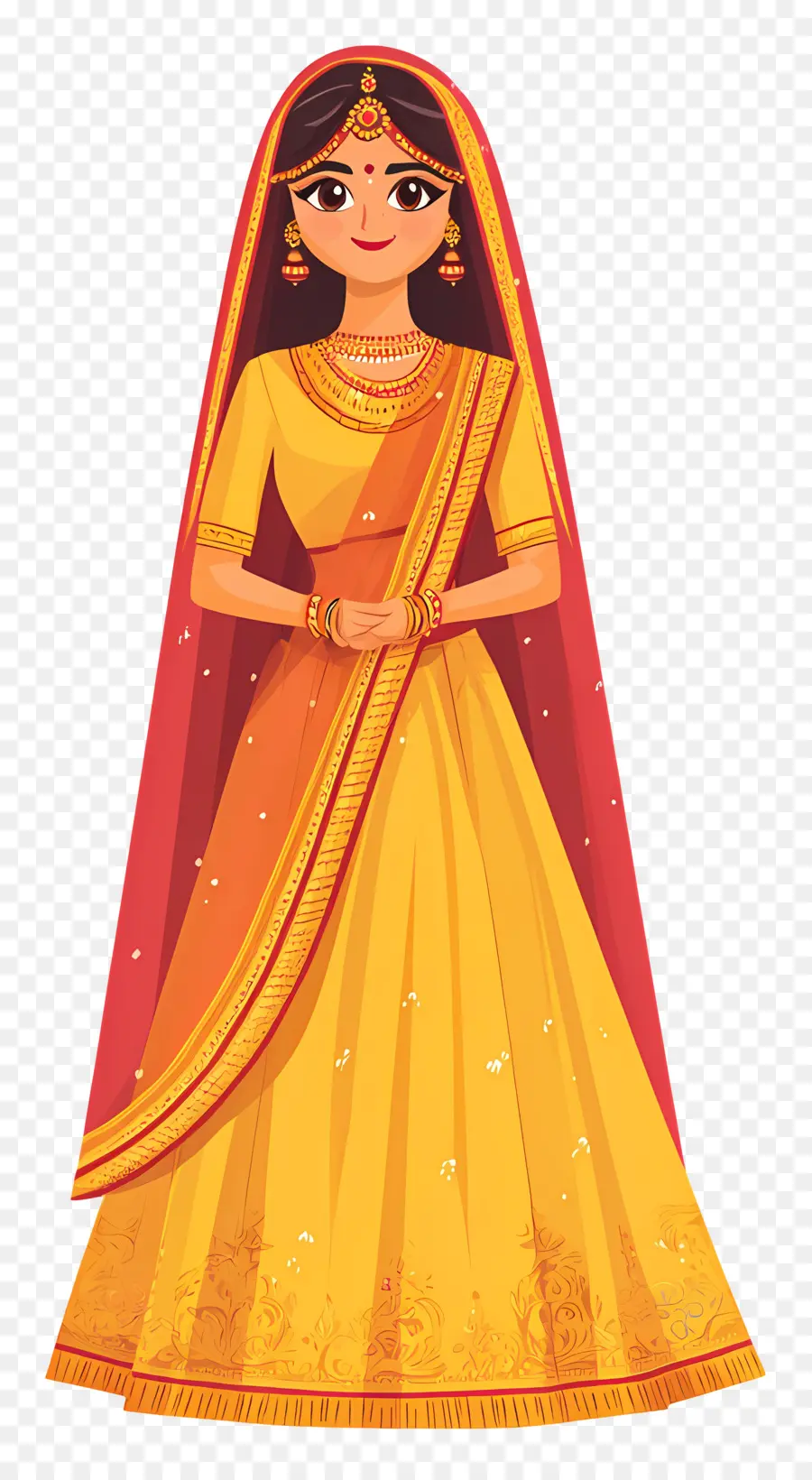 Saree Pernikahan India，Wanita Berpakaian Tradisional PNG