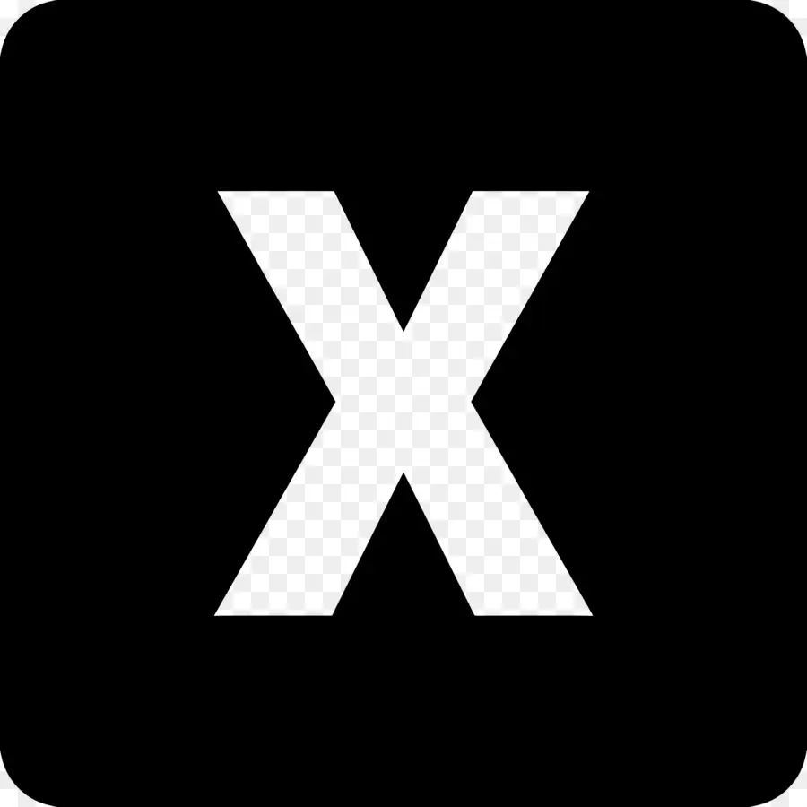 X Logo，Simbol X PNG