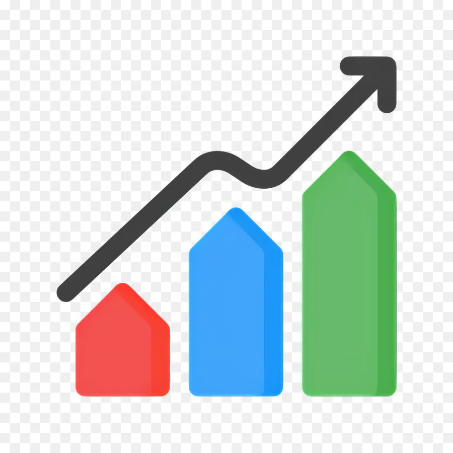 Panah Pertumbuhan，Grafik Pertumbuhan PNG