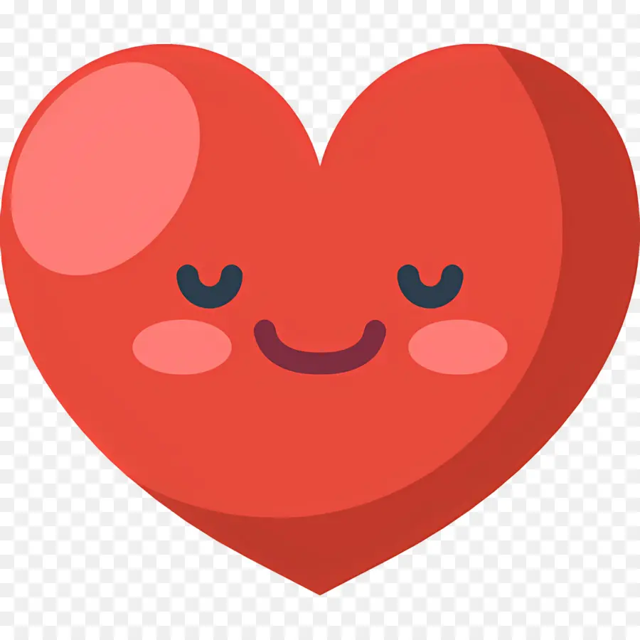 Emoji Hati，Hati Tersenyum PNG