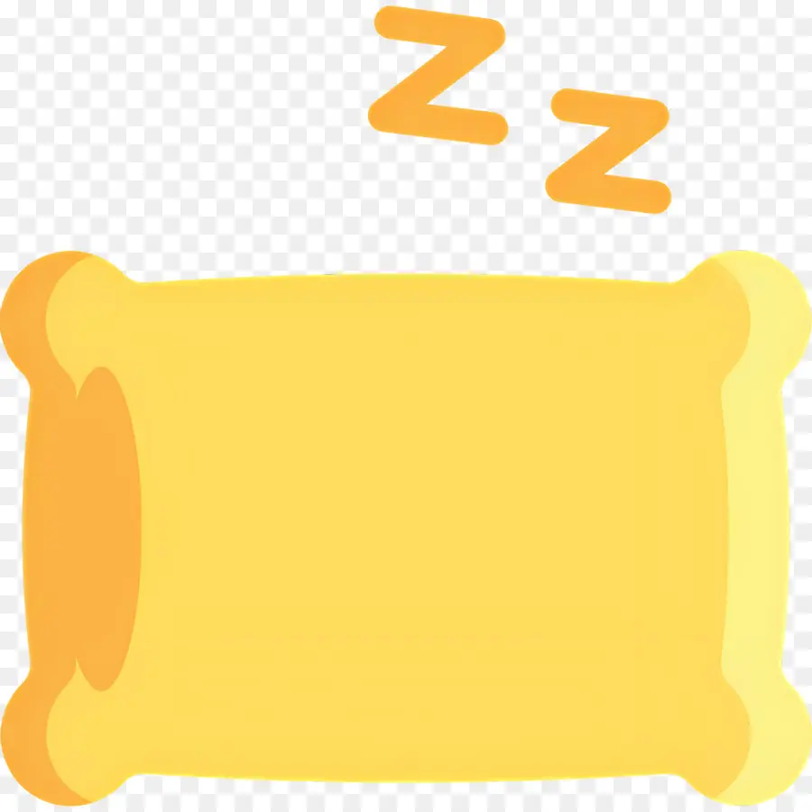 Bantal Tidur，Bantal Kuning PNG