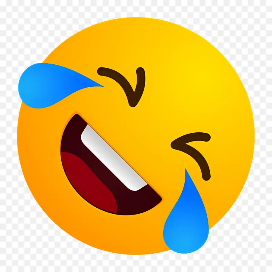 Emoji Tertawa，Air Mata PNG