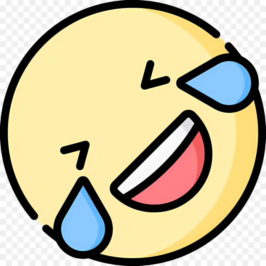 Emoji Tertawa，Tertawa PNG