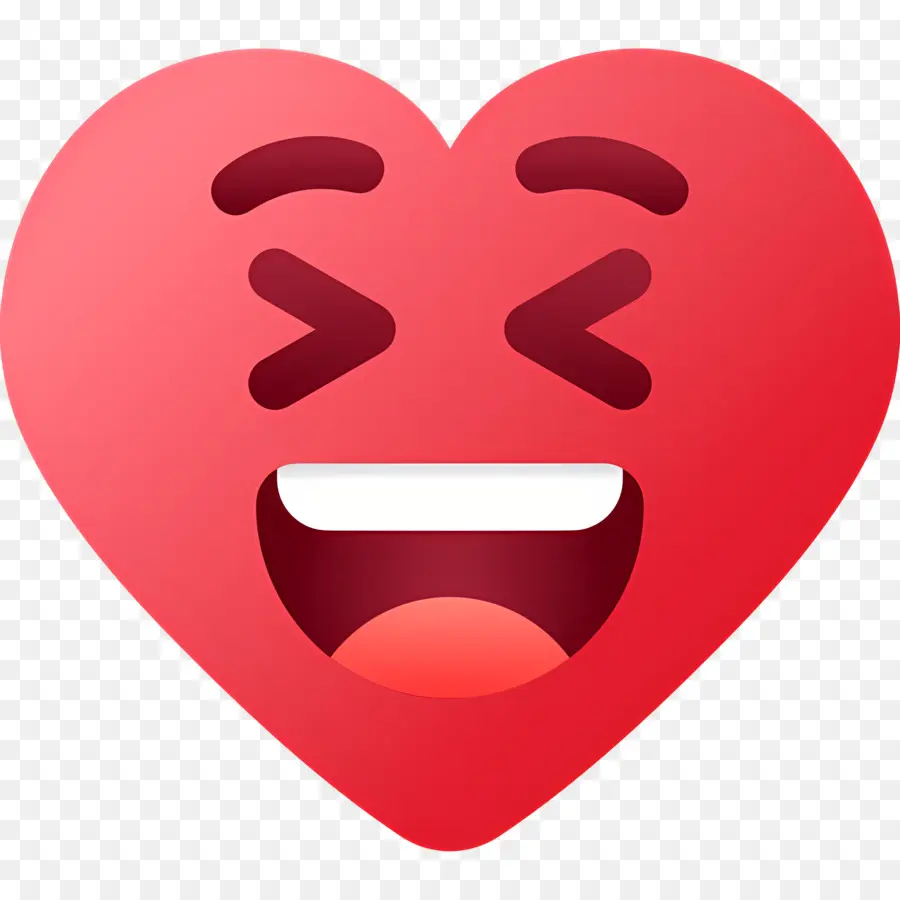 Emoji Hati，Emoji Hati Tertawa PNG