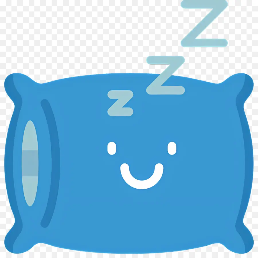 Bantal Tidur，Bantal Biru PNG