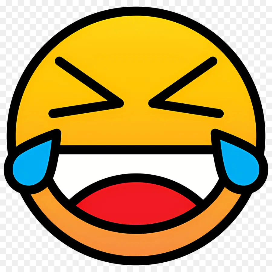 Emoji Tertawa，Air Mata PNG