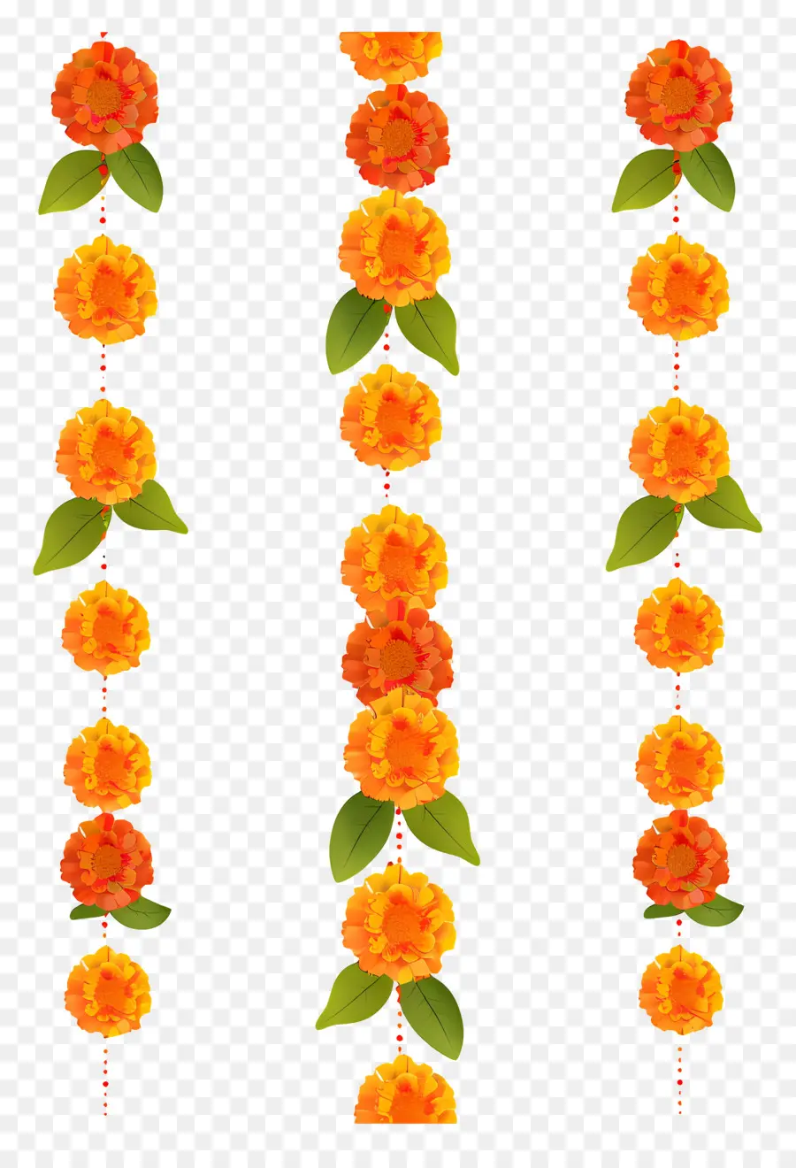 Karangan Bunga Marigold，Karangan Bunga PNG