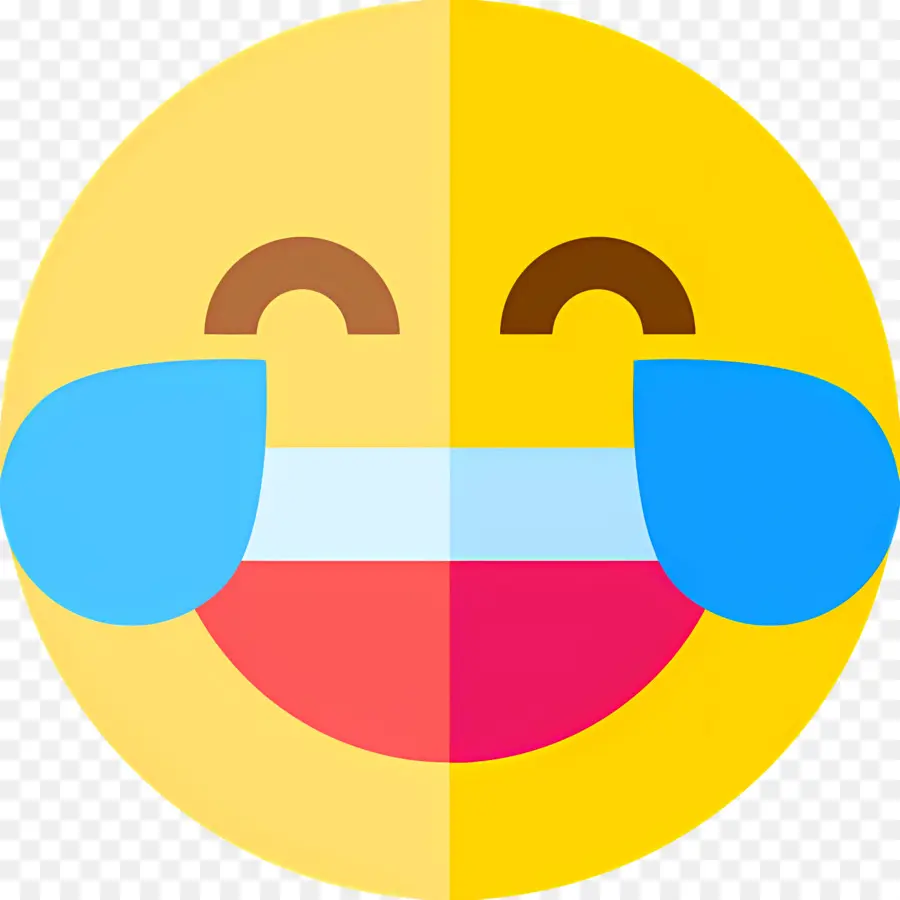 Emoji Tertawa，Air Mata PNG