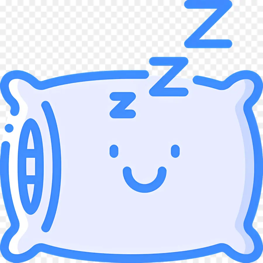 Bantal Tidur，Bantal Biru PNG