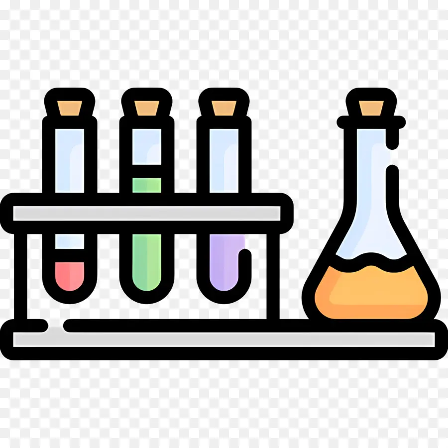 Laboratorium Sains，Tabung Reaksi Dan Labu PNG