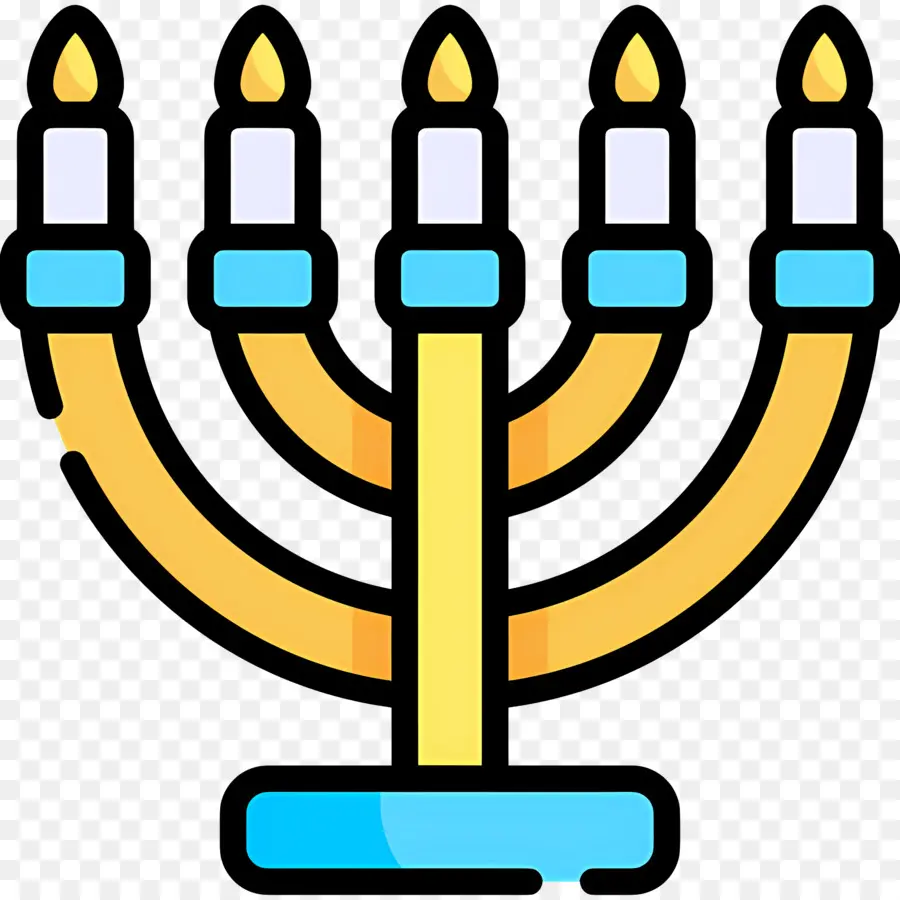 Hanukkah Menorah，Menorah PNG