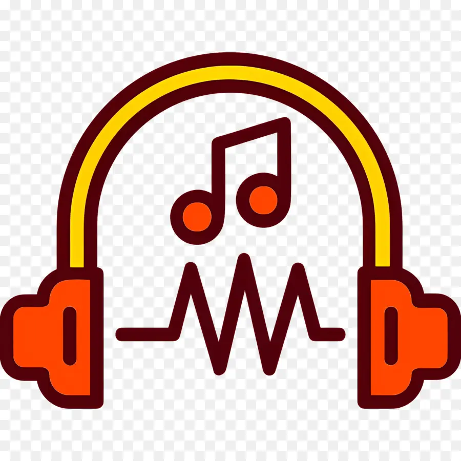 Mendengarkan Musik，Headphone PNG