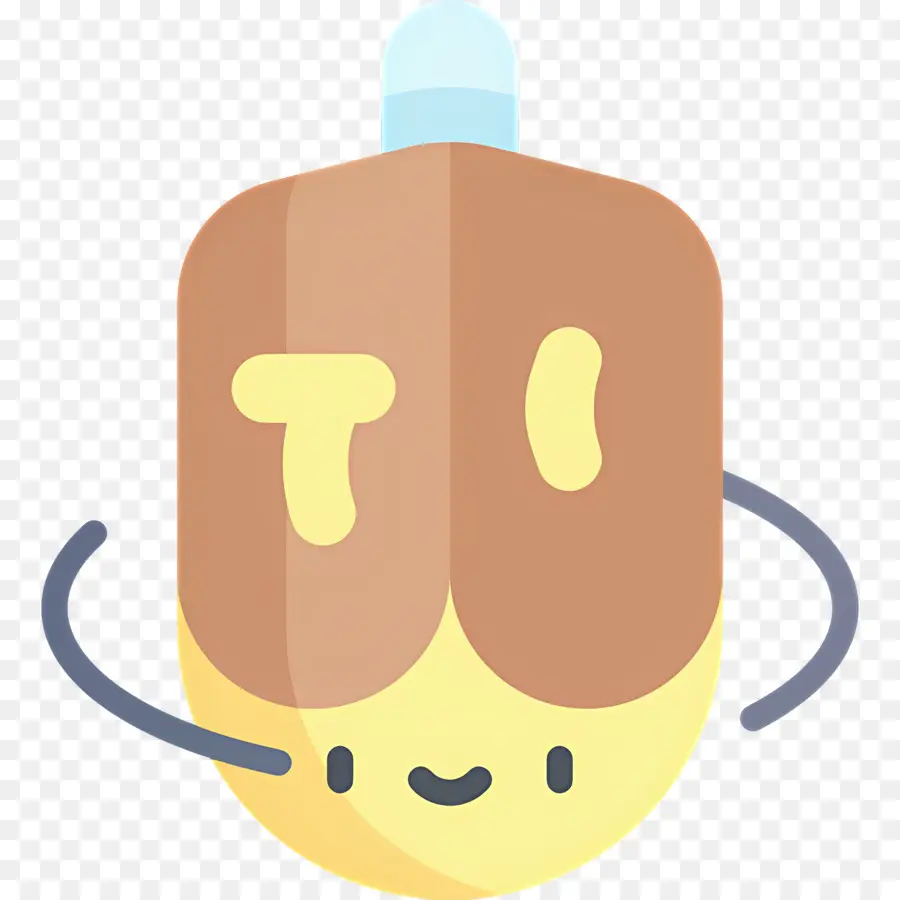 Hanukkah Dreidel，Es Loli Yang Lucu PNG