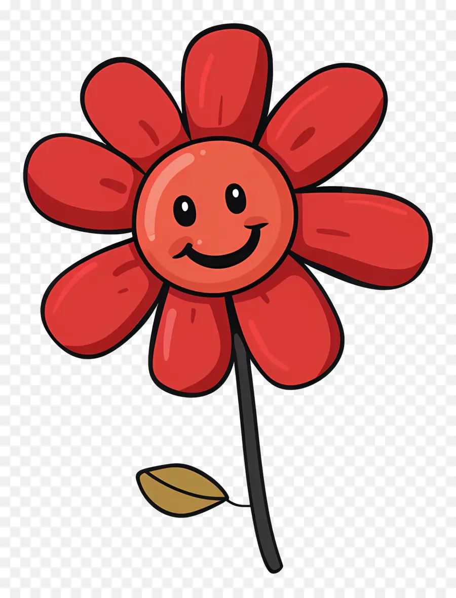 Emoji Bunga，Bunga Merah PNG