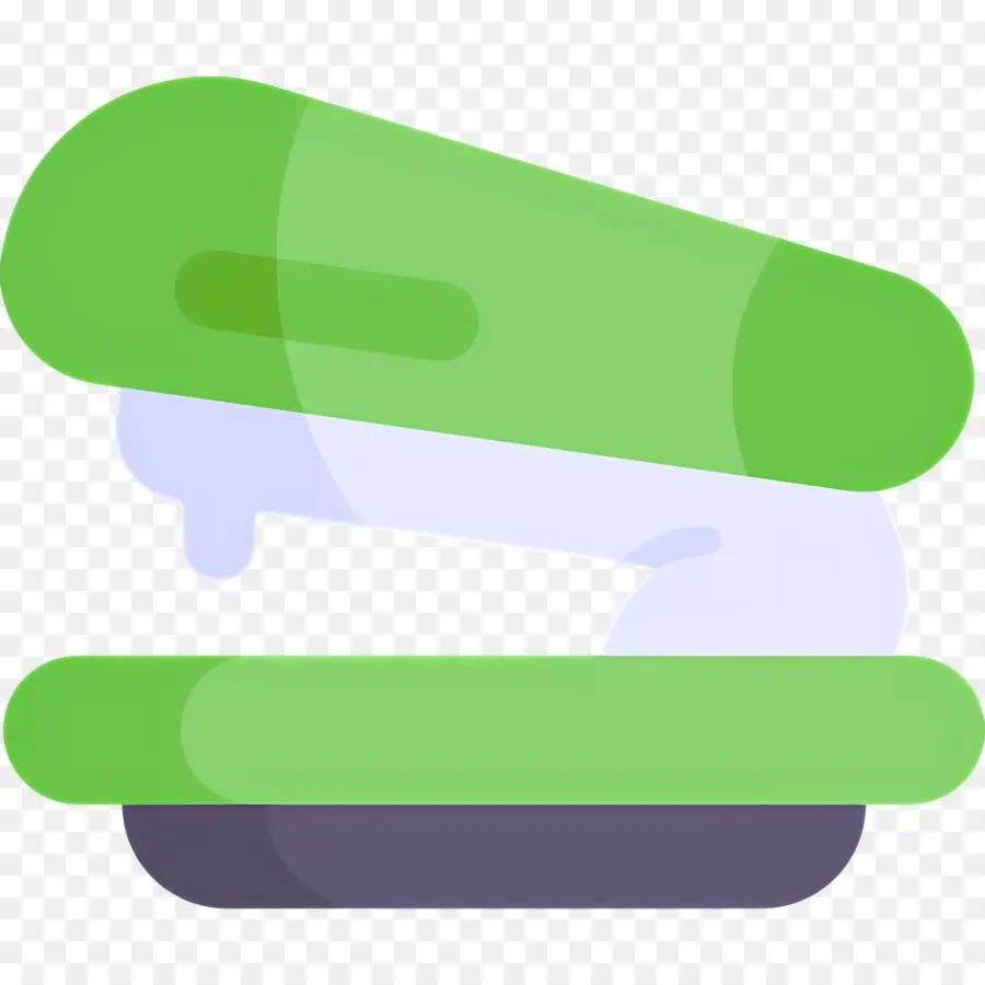 Stapler，Stapler Hijau PNG