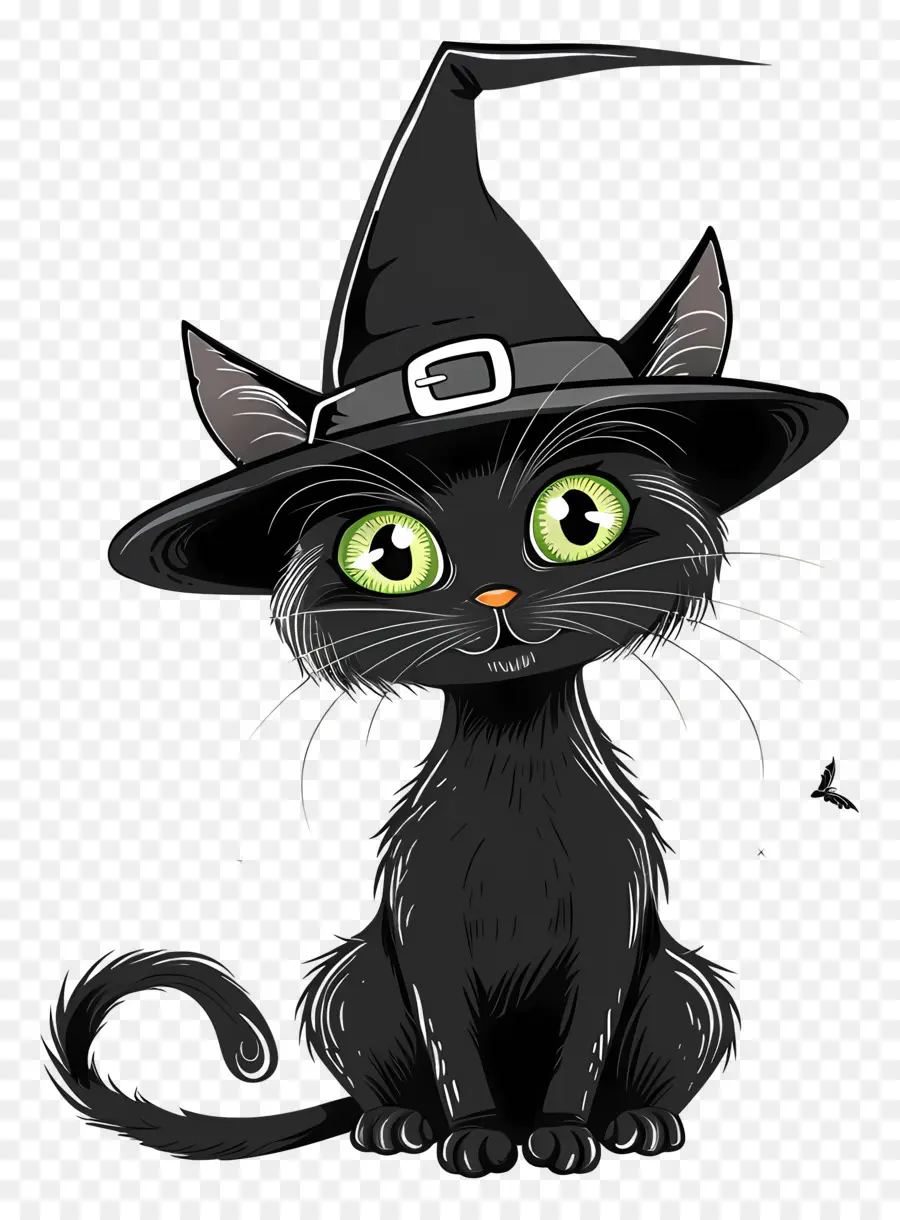 Kucing Halloween，Kucing Hitam PNG