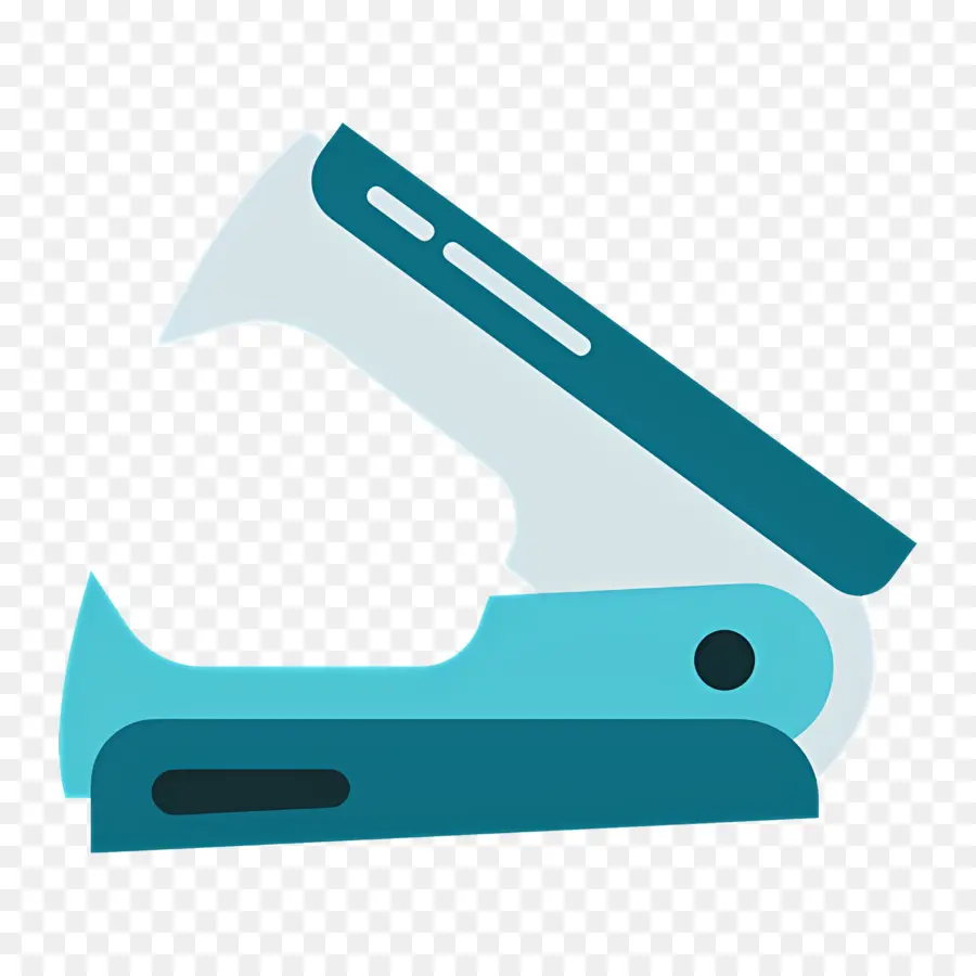 Stapler，Stapler Biru PNG