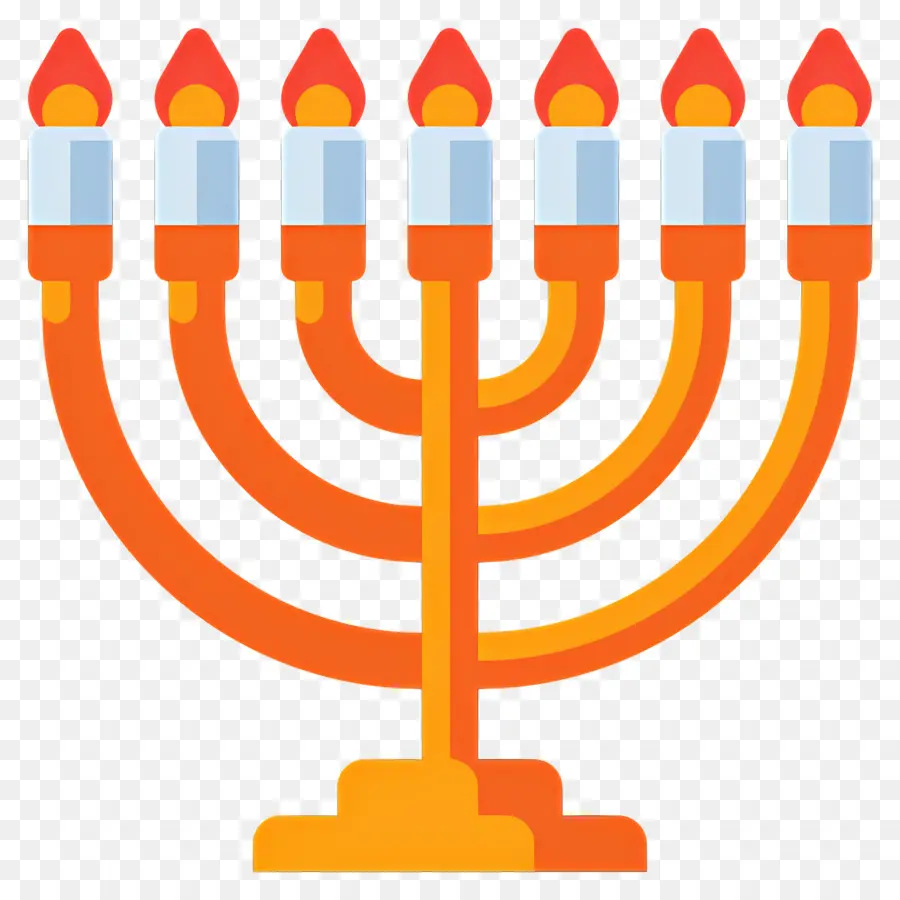 Hanukkah Menorah，Menorah PNG