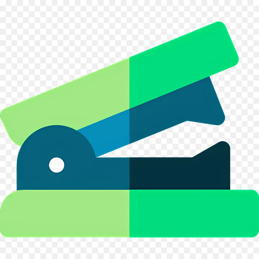 Stapler，Stapler Hijau PNG