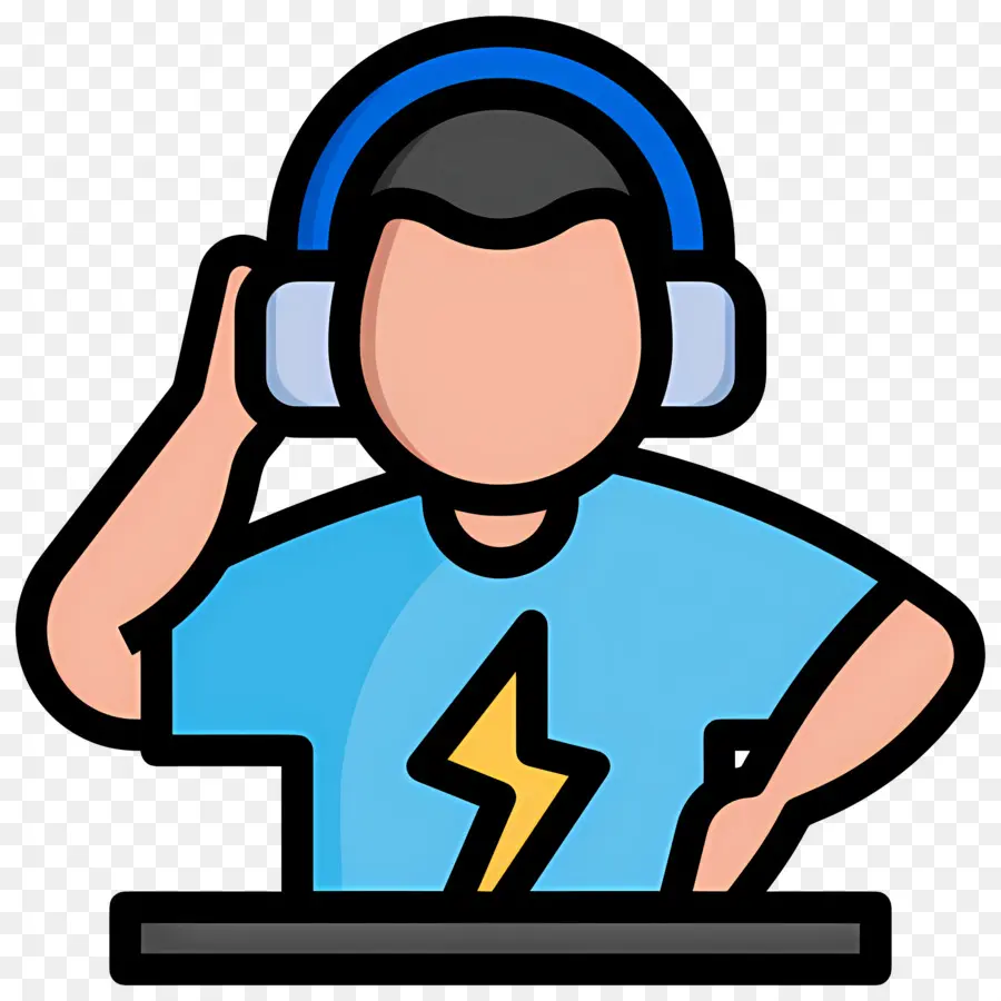 Musik Dj，Dj Dengan Headphone PNG