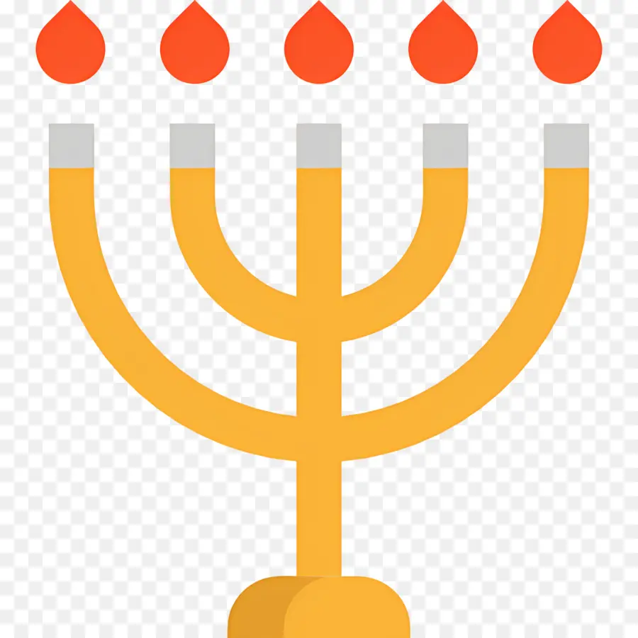 Hanukkah Menorah，Menorah PNG