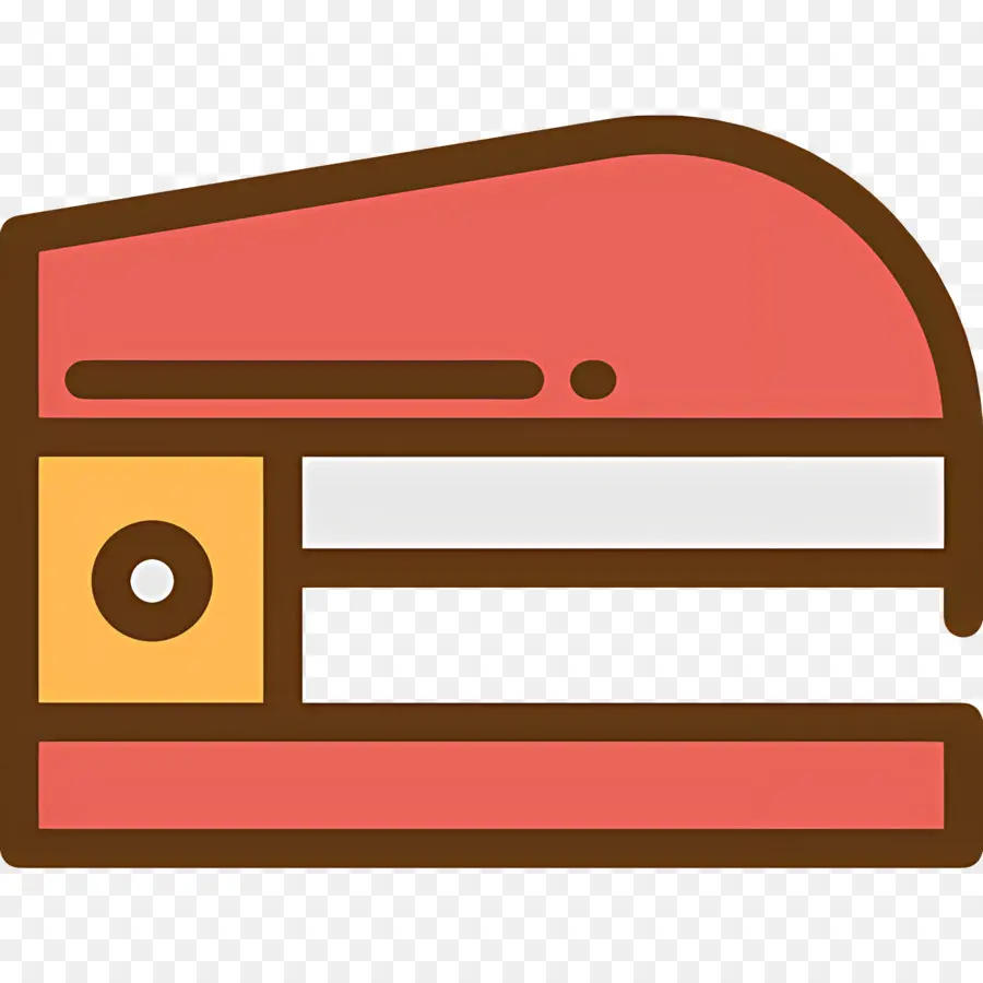 Stapler，Stapler Oranye PNG