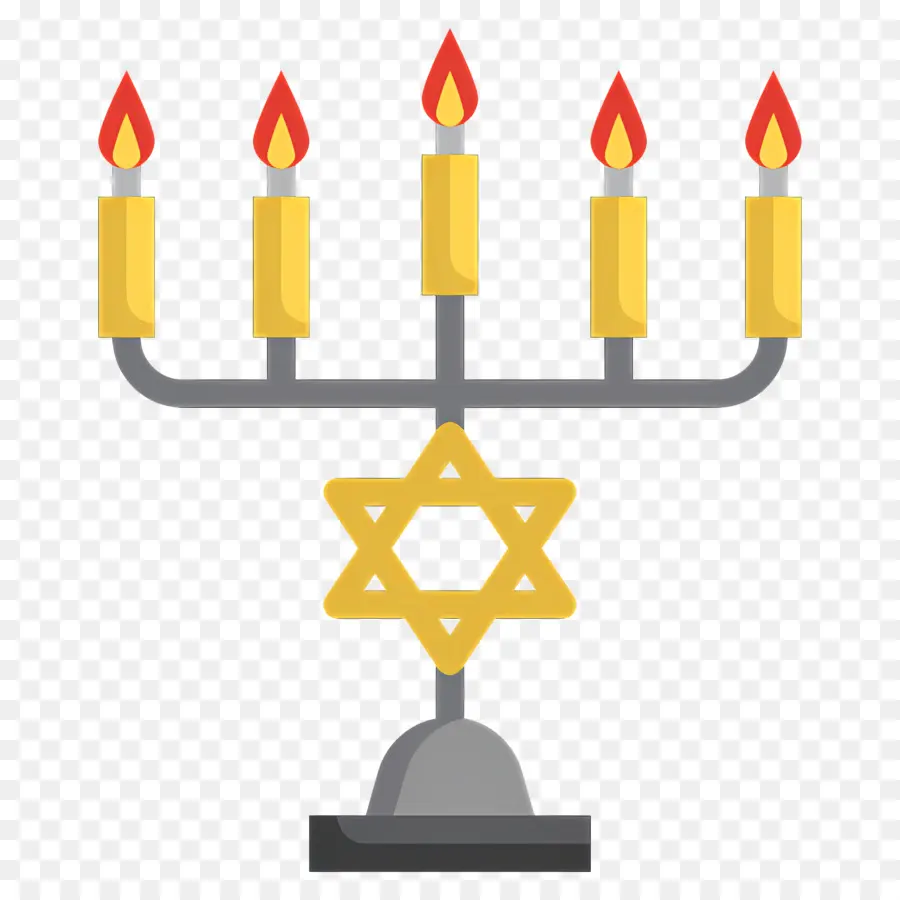 Hanukkah Menorah，Menorah PNG