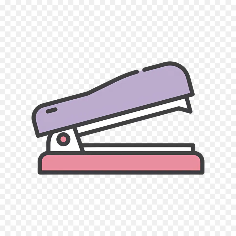 Stapler，Stapler Ungu PNG