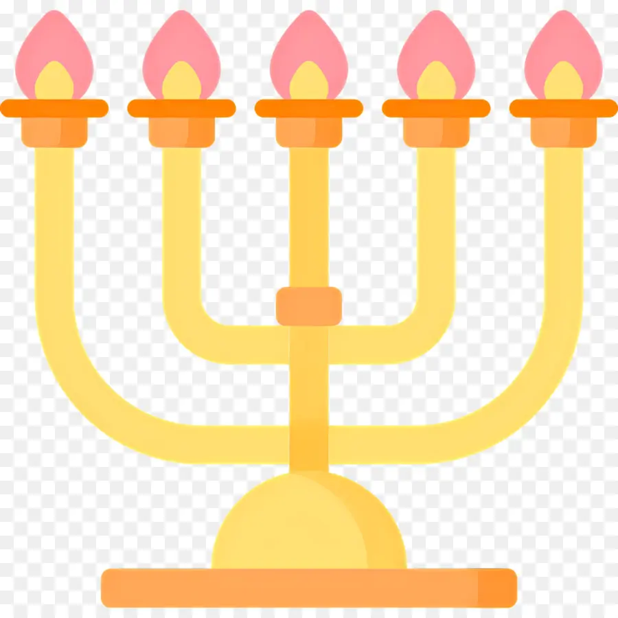 Hanukkah Menorah，Menorah PNG