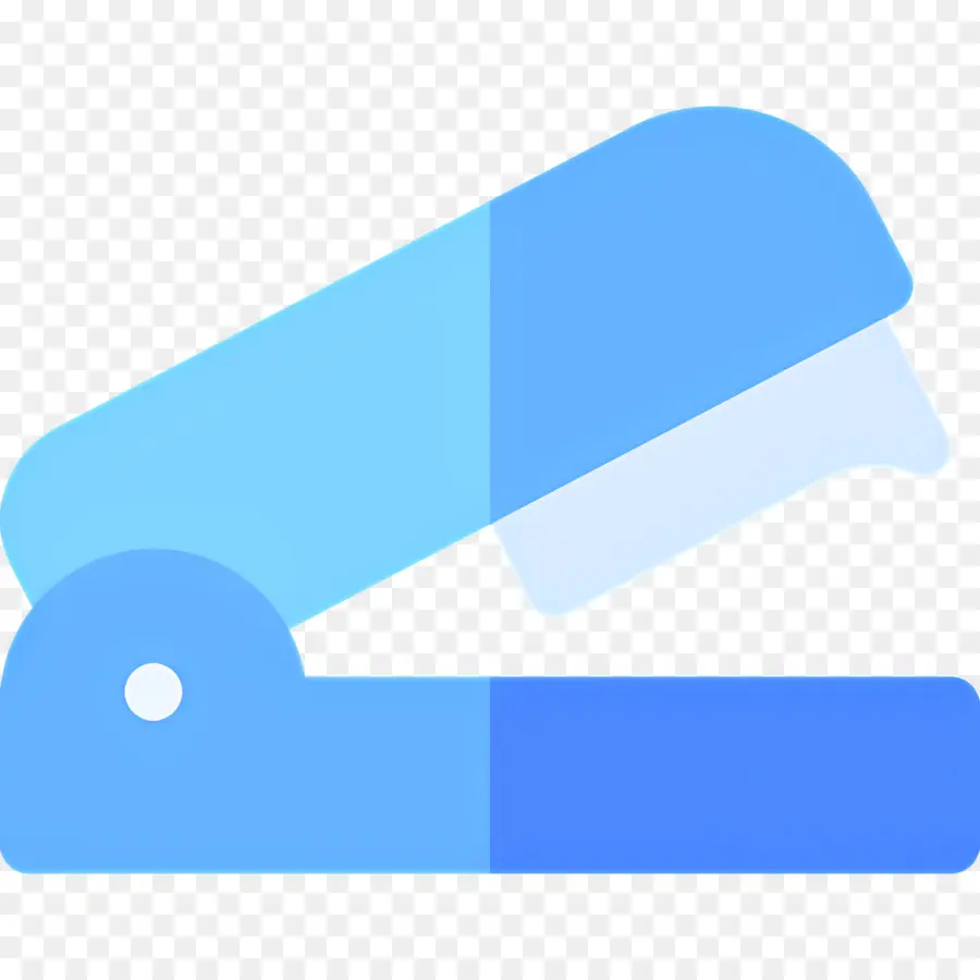 Stapler，Stapler Biru PNG