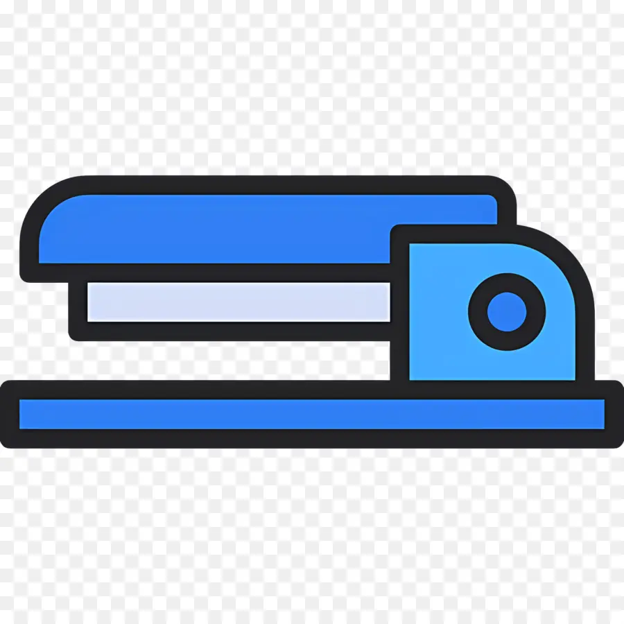 Stapler，Stapler Biru PNG