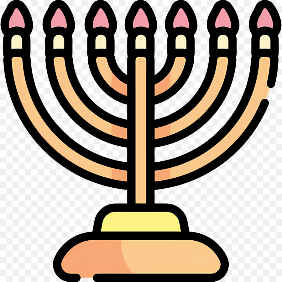 Hanukkah Menorah，Menorah PNG