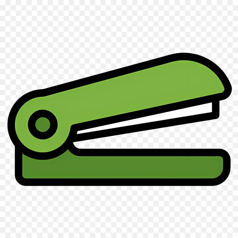 Stapler，Stapler Hijau PNG