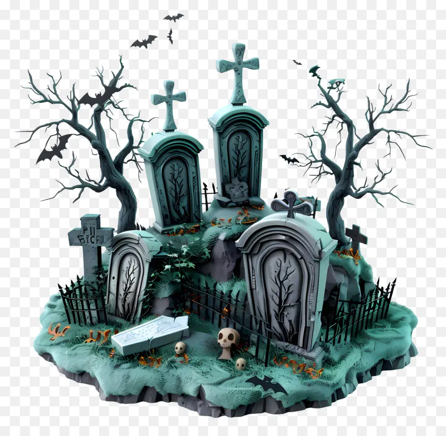 Makam Halloween，Makam PNG