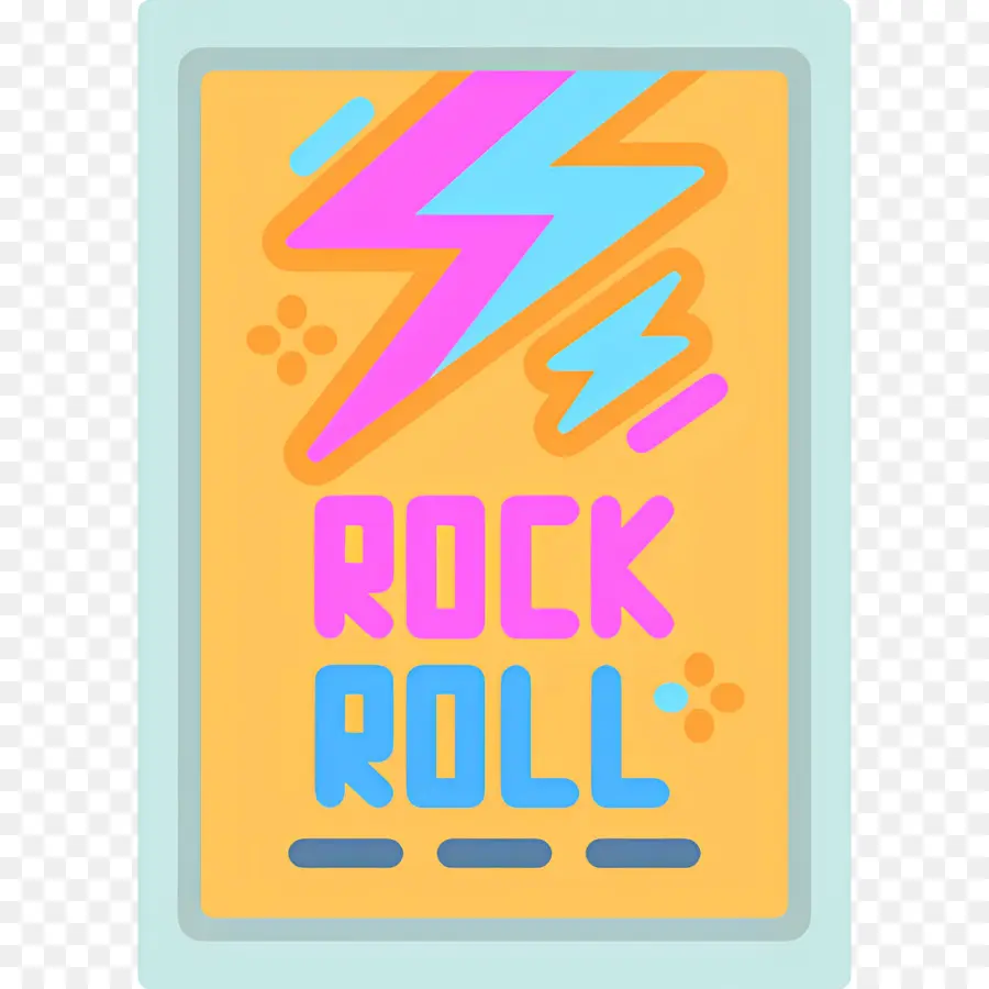 Musik Rock，Poster Rock Roll PNG