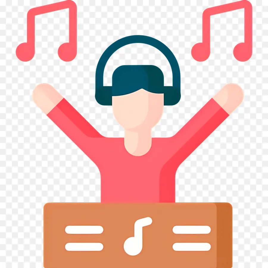 Musik Dj，Dj Dengan Headphone PNG