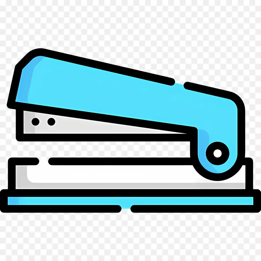 Stapler，Stapler Biru PNG