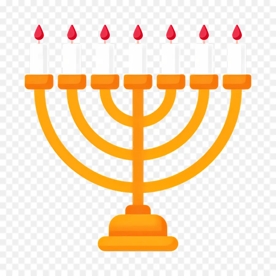 Hanukkah Menorah，Menorah PNG