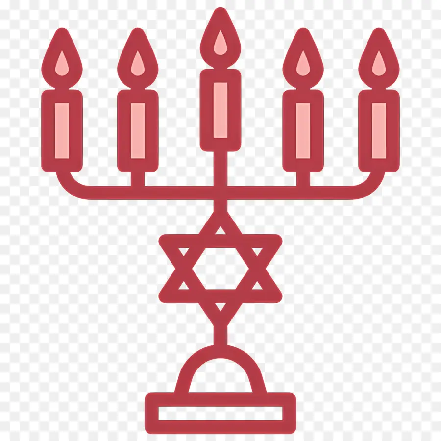 Hanukkah Menorah，Menorah PNG