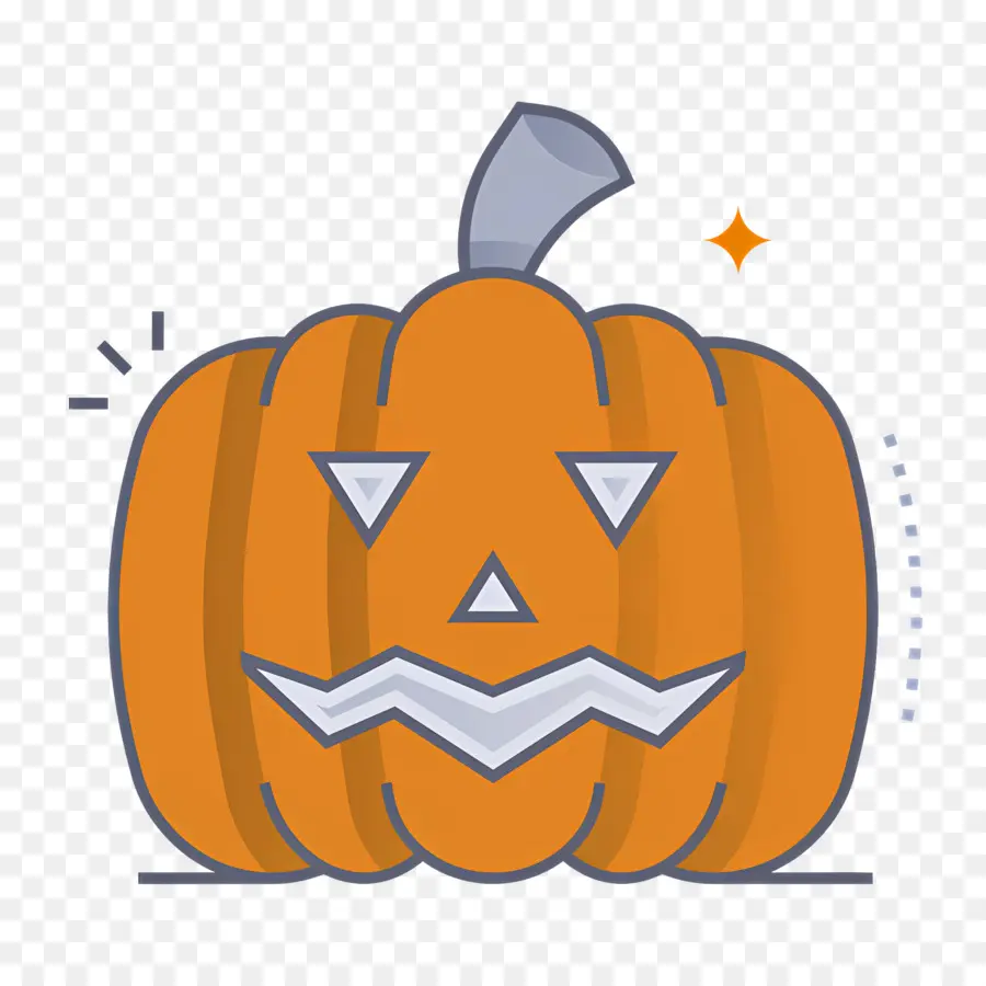 Labu Halloween，Labu Kuning PNG