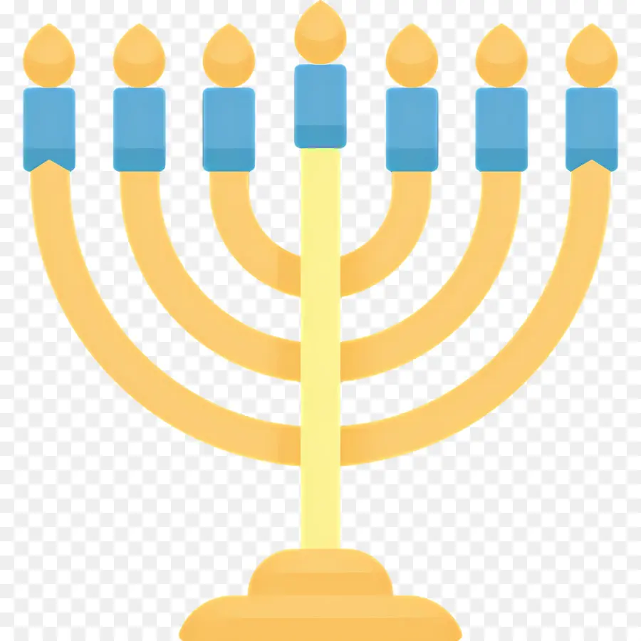 Hanukkah Menorah，Menorah PNG