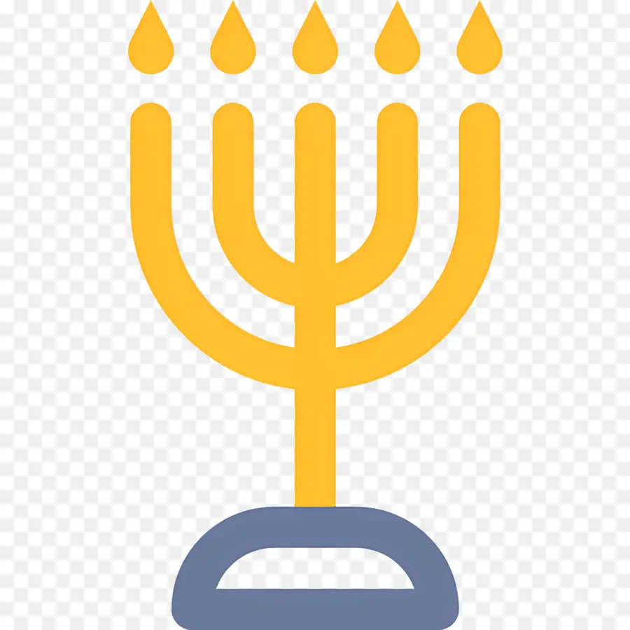 Hanukkah Menorah，Menorah PNG