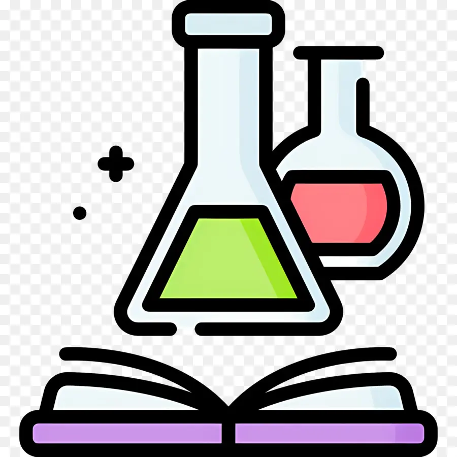 Laboratorium Sains，Termos Dan Buku PNG