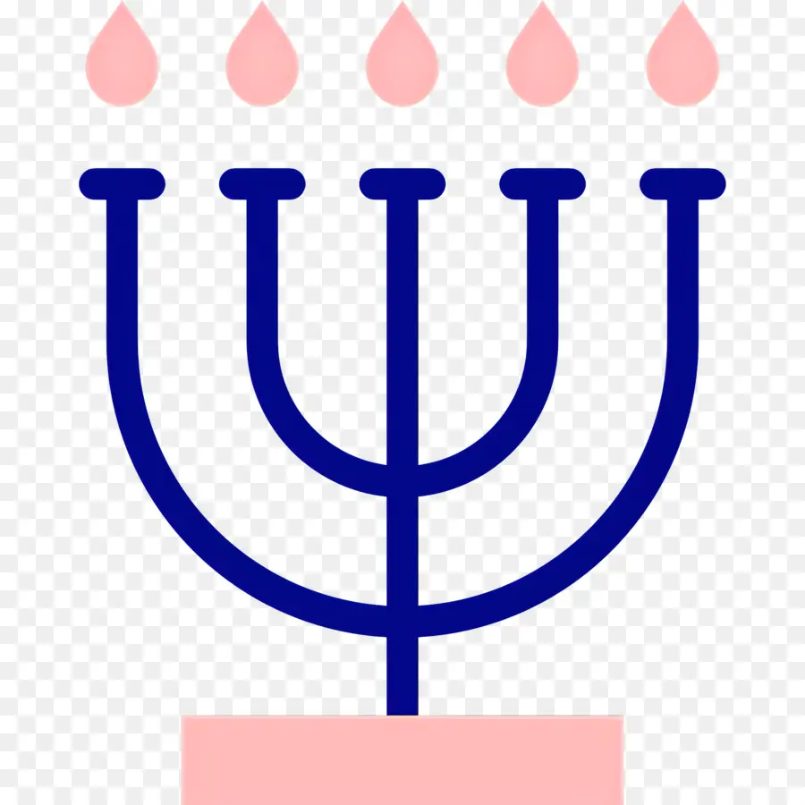 Hanukkah Menorah，Menorah PNG