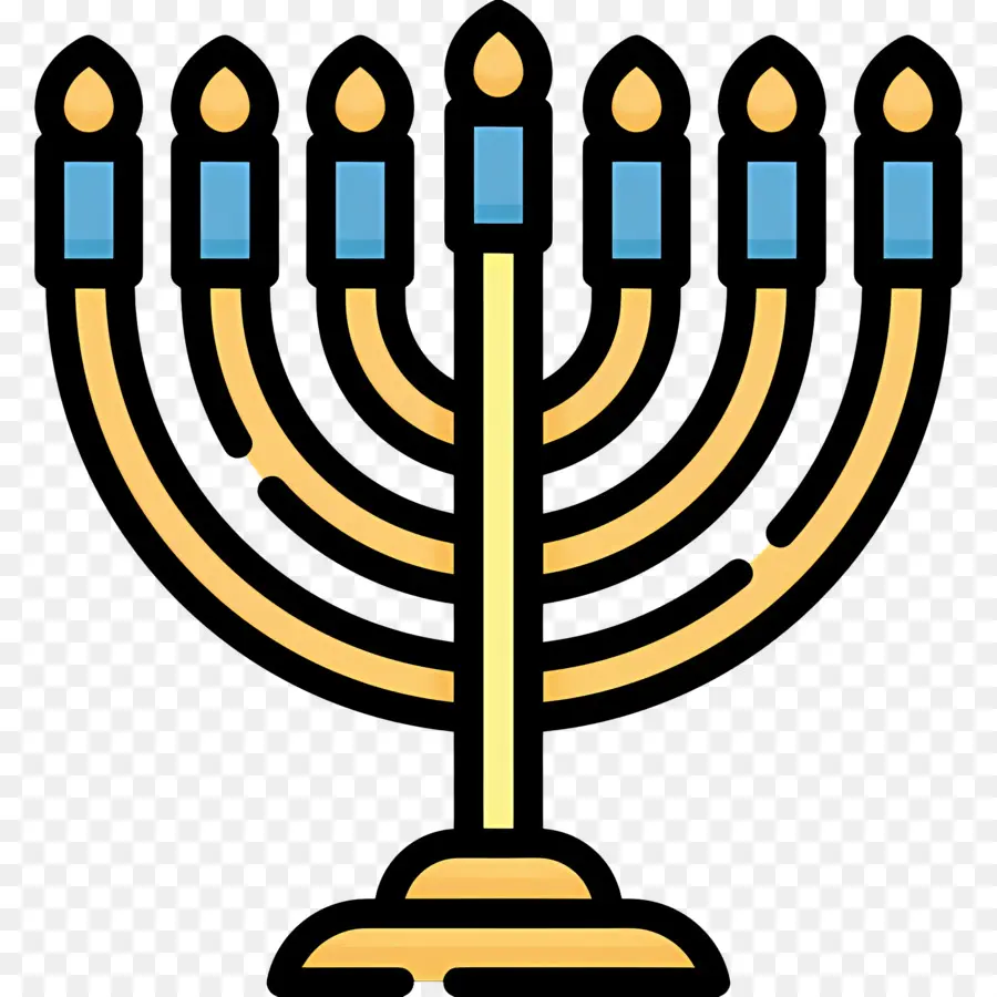 Hanukkah Menorah，Menorah PNG