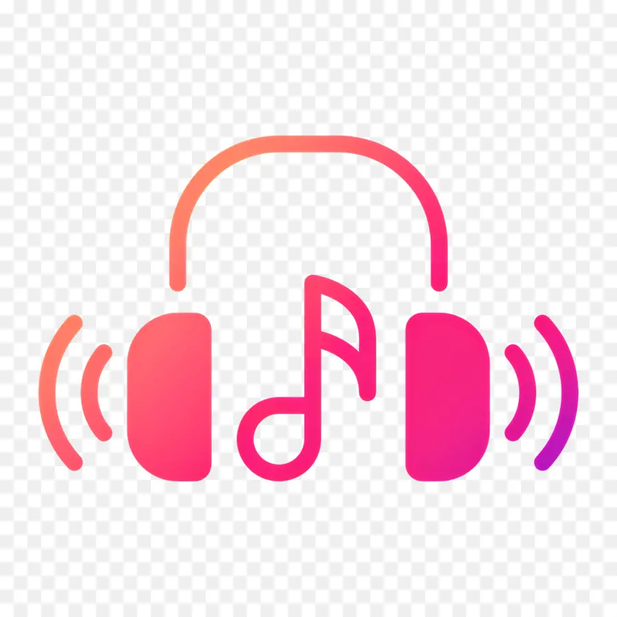 Mendengarkan Musik，Headphone PNG