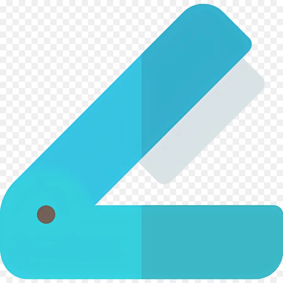 Stapler，Stapler Biru PNG