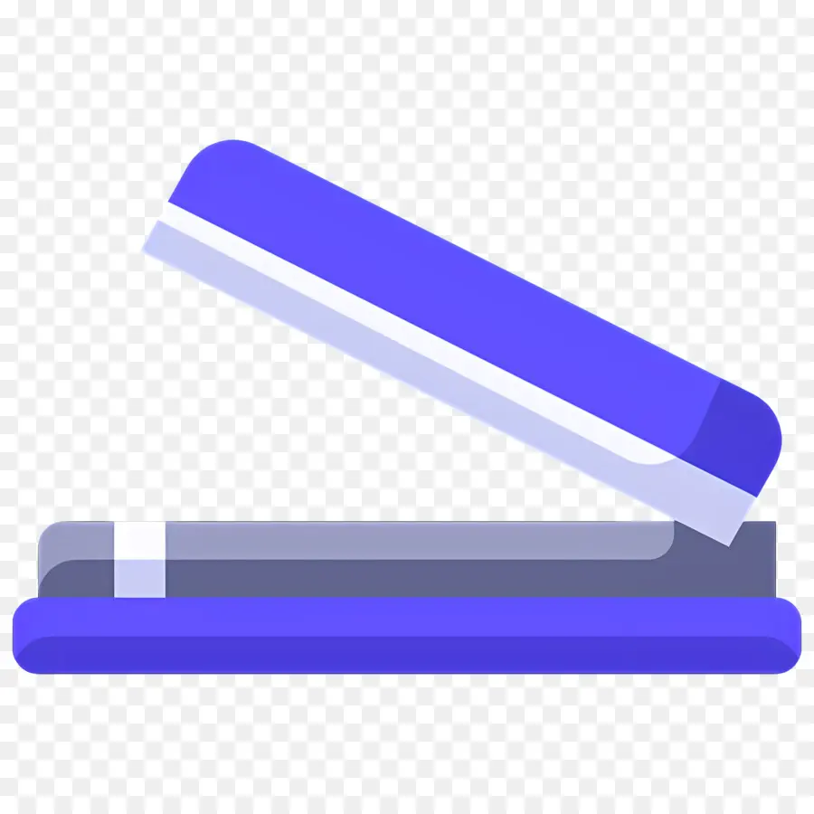 Stapler，Stapler Biru PNG