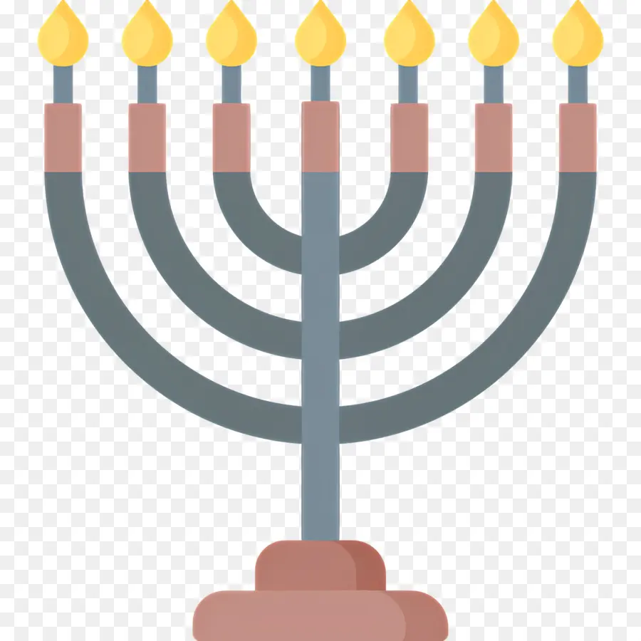 Hanukkah Menorah，Menorah PNG